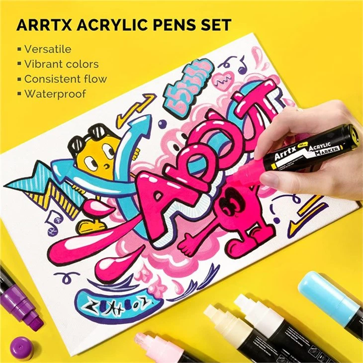 Art 30 Colors Acrylic Paint Pens For Rock Painting