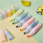 6pcs Mini Fountain Pen Shape Highlighter
